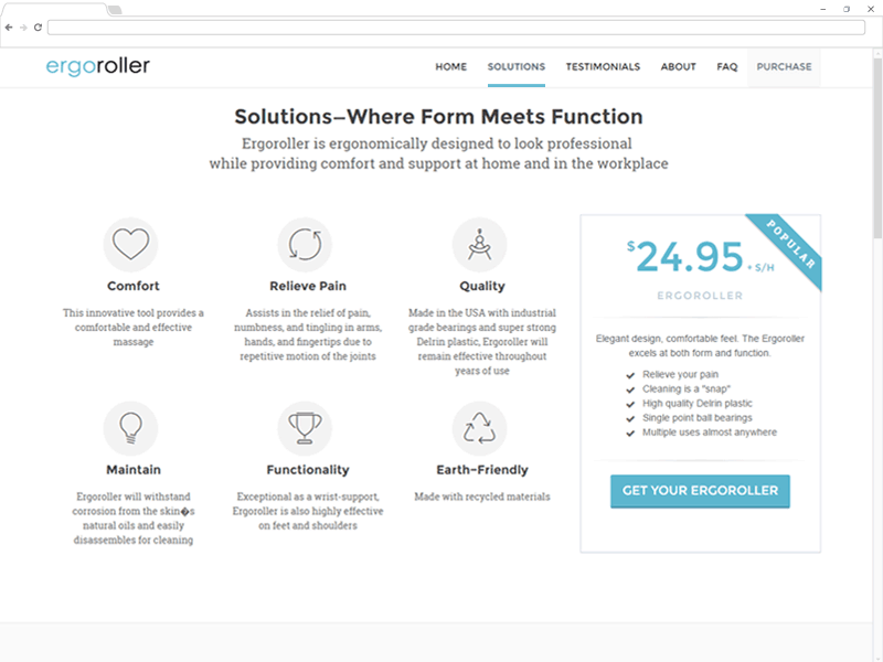 Ergoroller Website Solutions