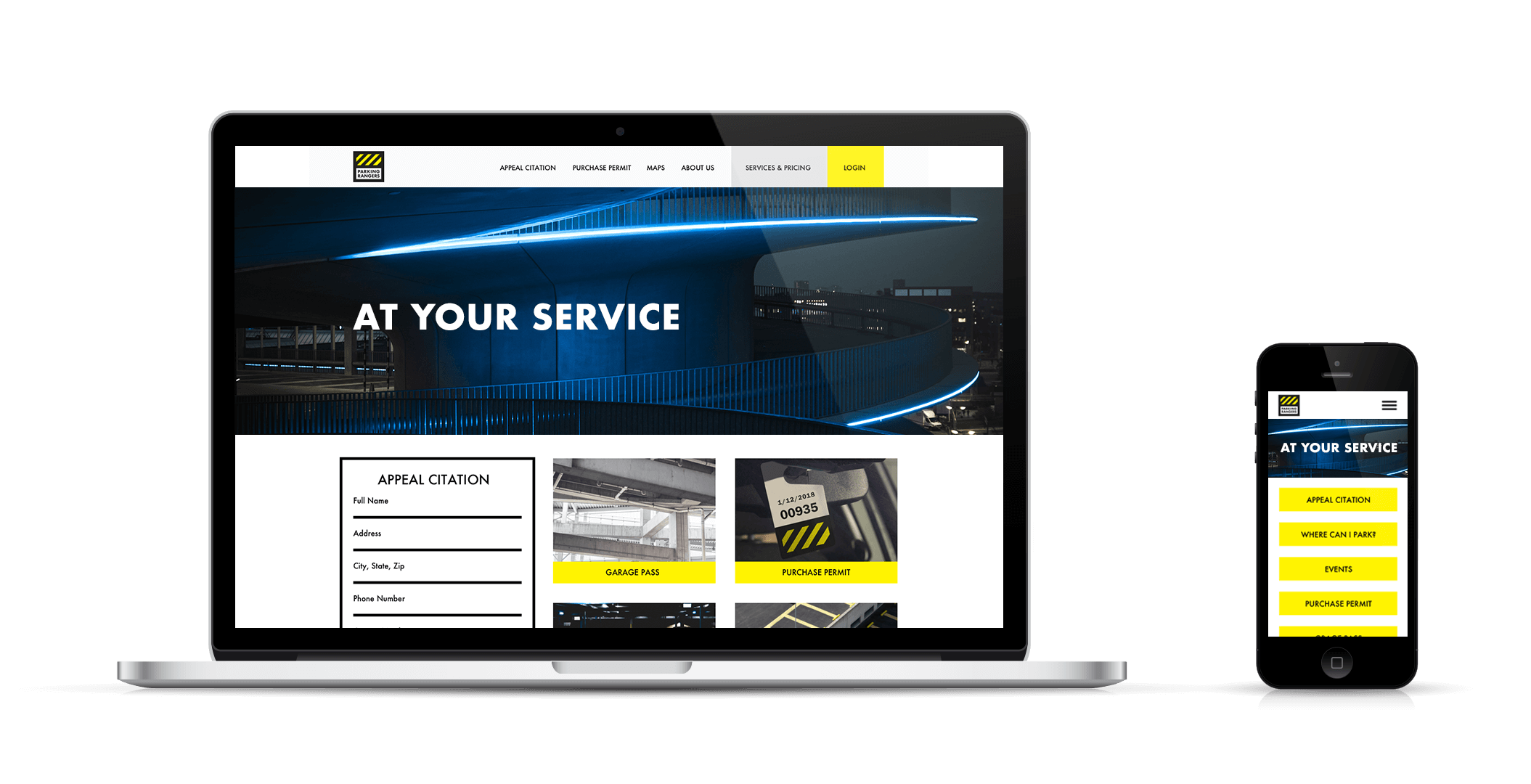 Parking Rangers Website