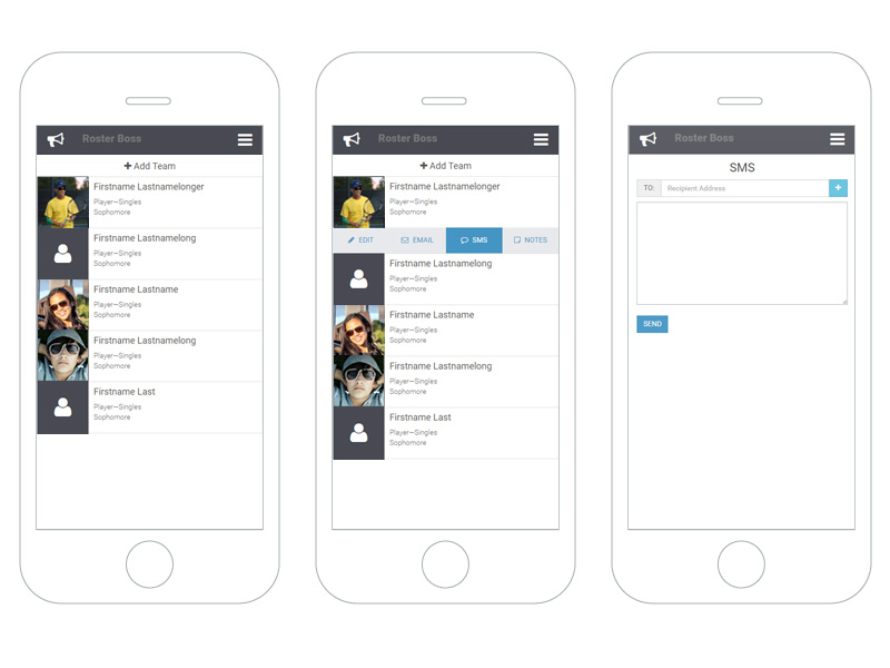 Roster Boss Mobile screenshot